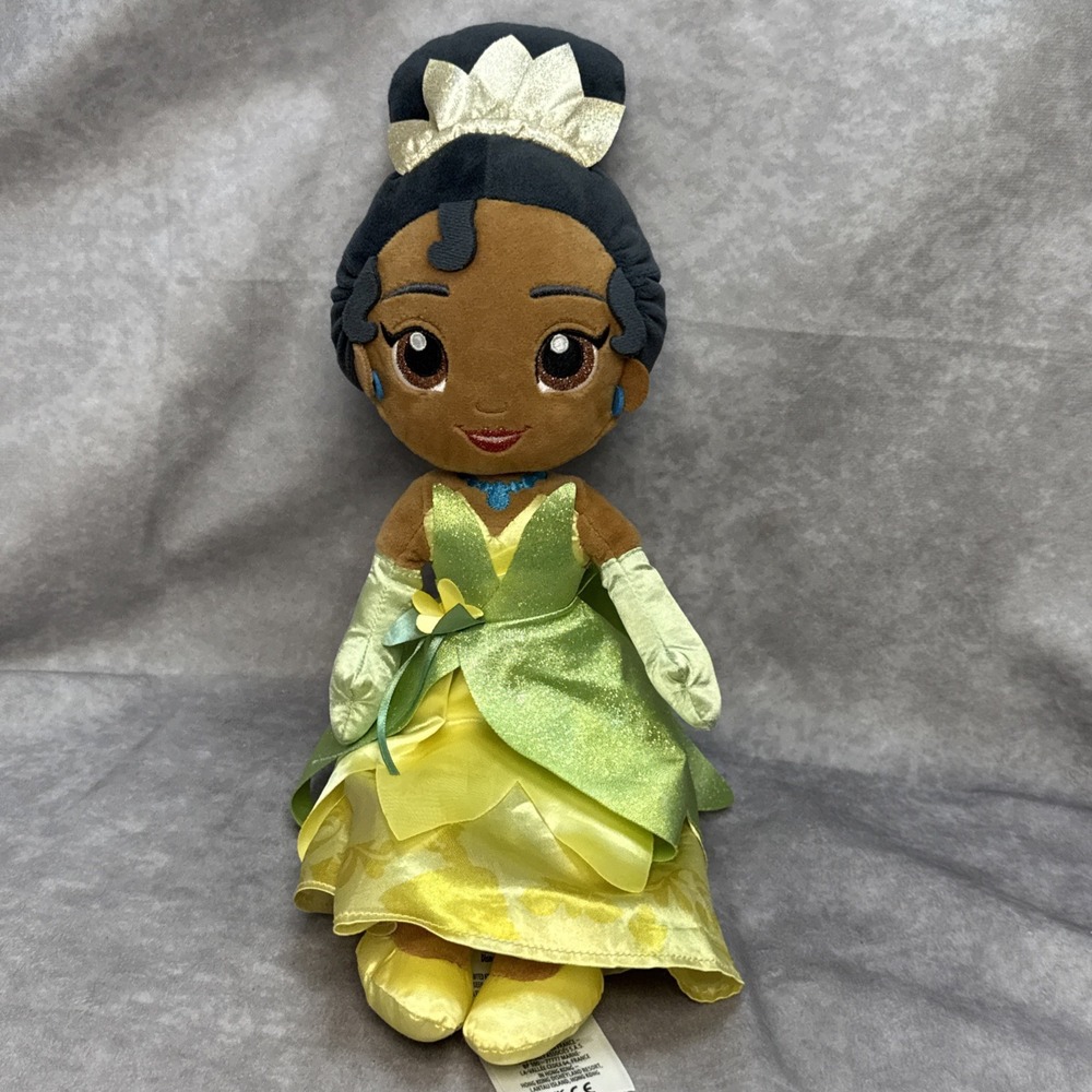 Princess TIANA Plush Doll The Princess and the Frog 14 1/2" Disney Store